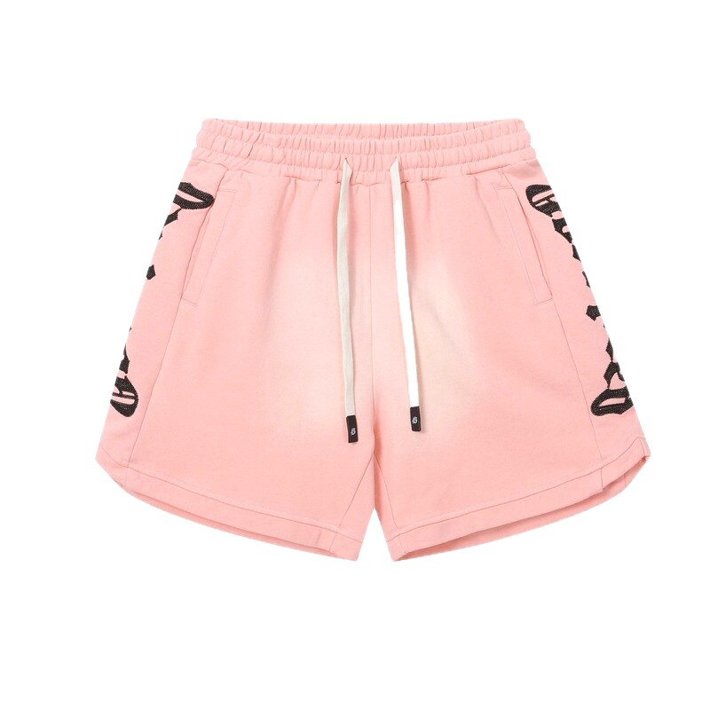 Godspeed Printed Street Style Pink Shorts