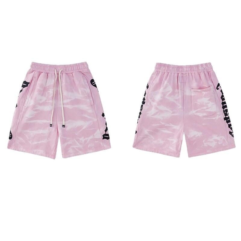 Godspeed Tie-dye Street Style Pink Shorts