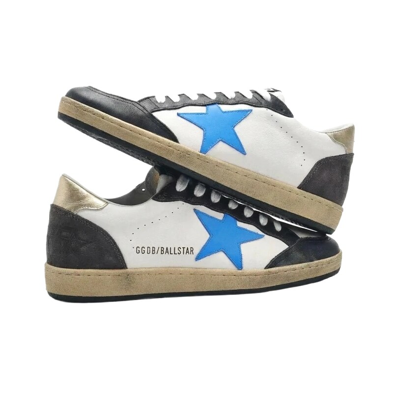 Golden Goose Ballstar Blue Star Retro Shoes