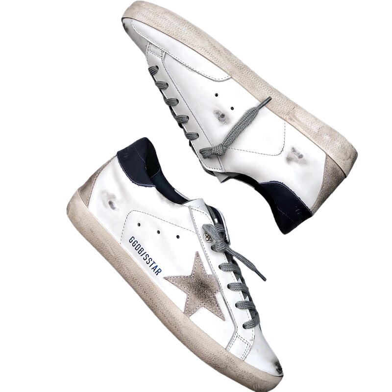 Golden Goose Dirty Style White Shoes