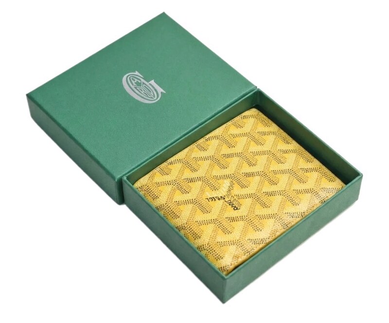 GOYARD Classic Style Yellow Wallet