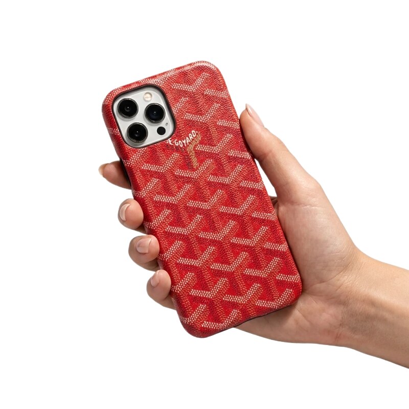 Goya's classic red iPhone case