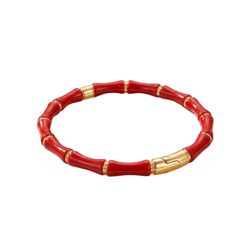 Gucci Bamboo Style Red Bracelet