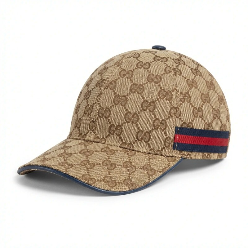 Gucci classic retro style brown hat