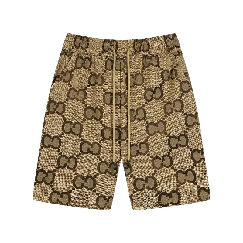 Gucci Double G Brown Retro Shorts