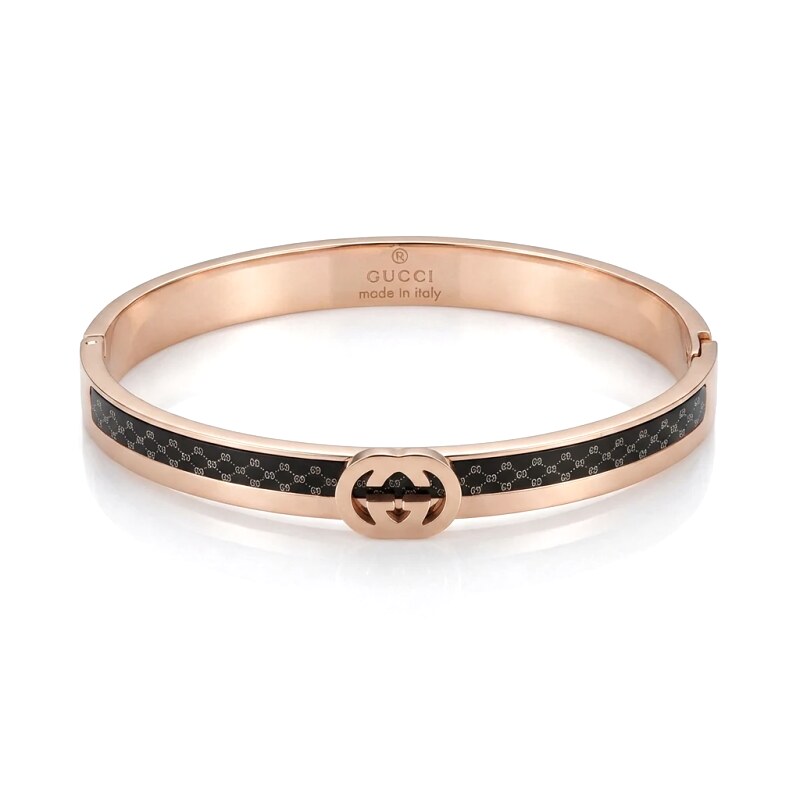 Gucci Double G Vintage Rose Gold Bracelet