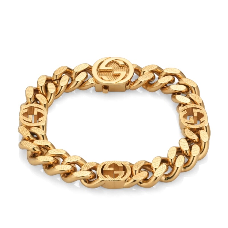 Gucci golden retro-style bracelet