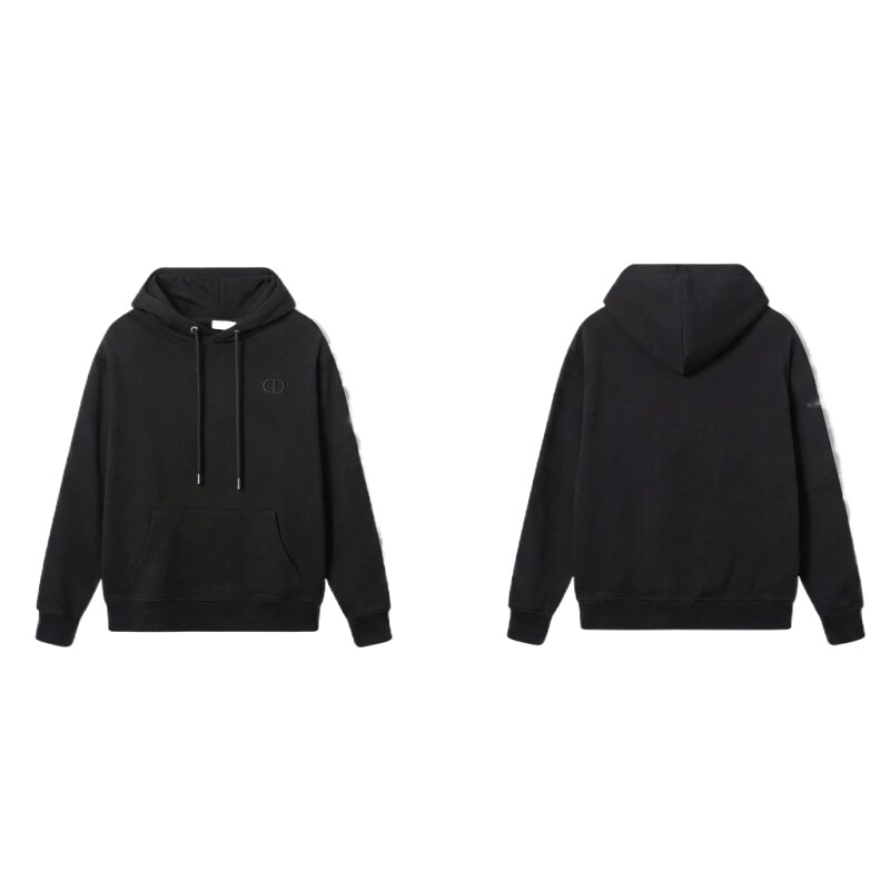Gucci minimalist style black hoodie