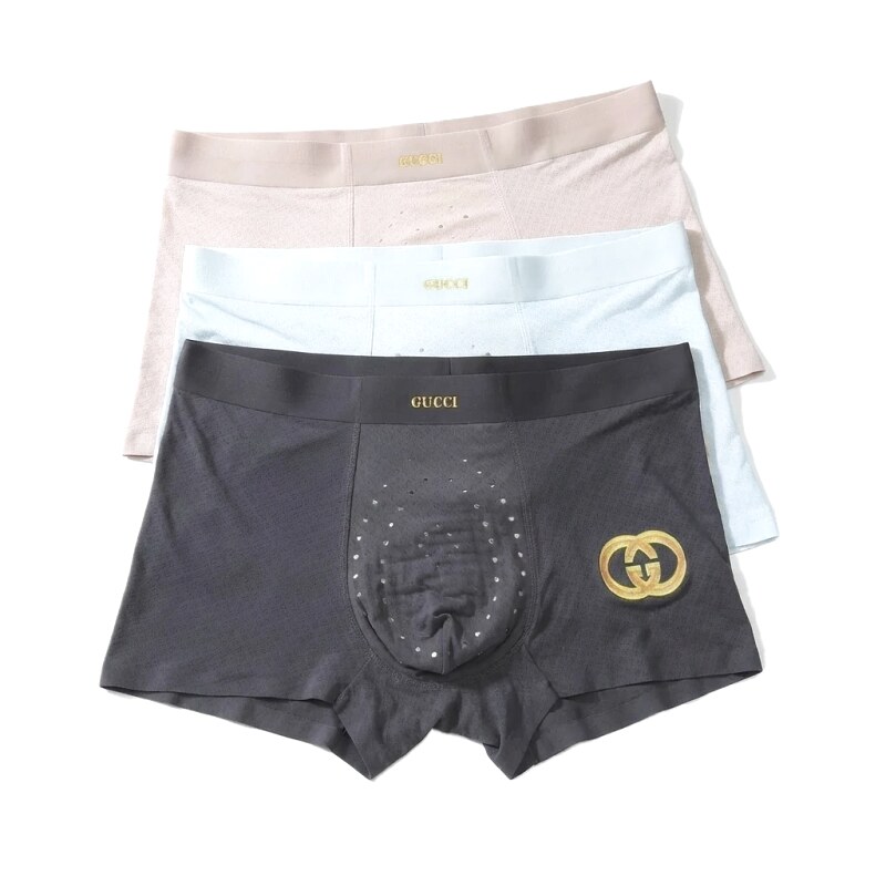 Gucci minimalist style three-color underwear