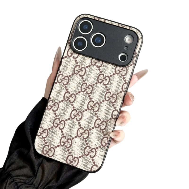 Gucci monogram style iPhone case