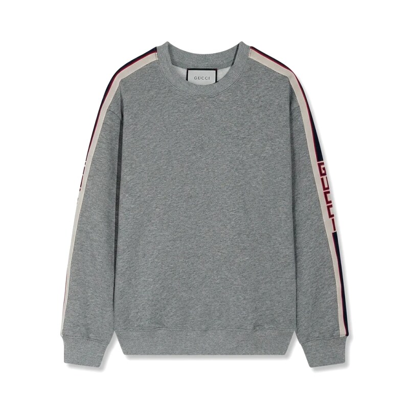 Gucci retro-style grey sweatshirt