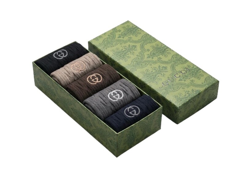 Gucci retro-style multicolored socks