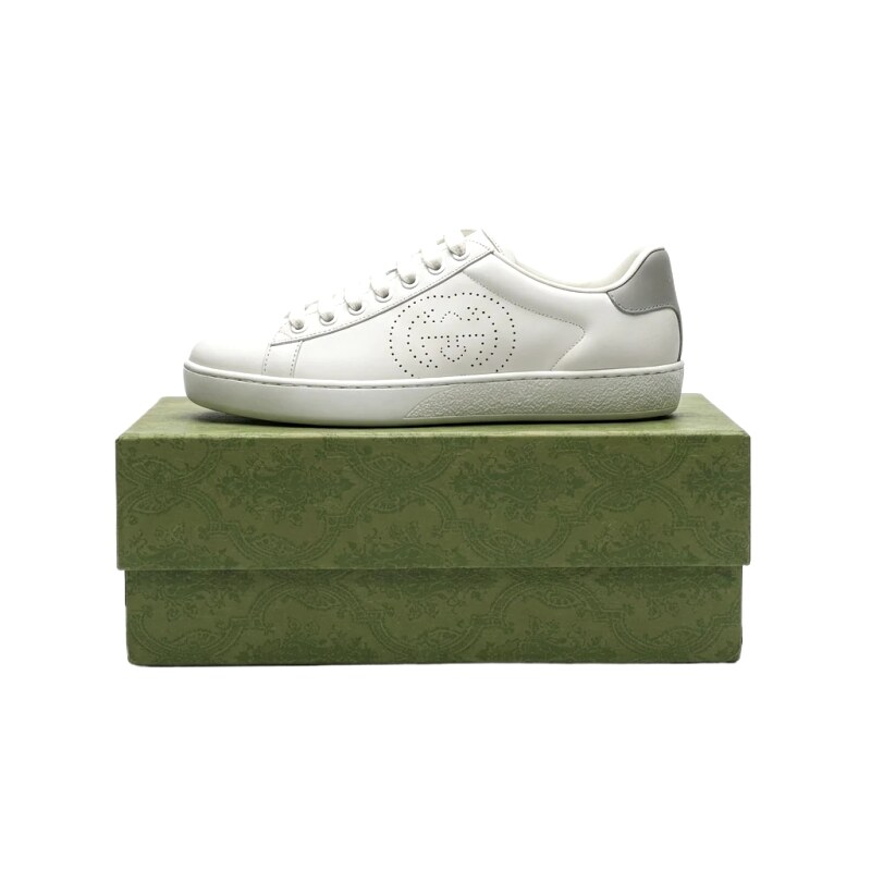 Gucci vintage small white shoes