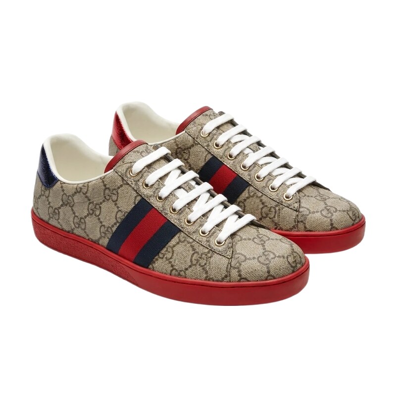 Gucci's classic retro-style red shoes