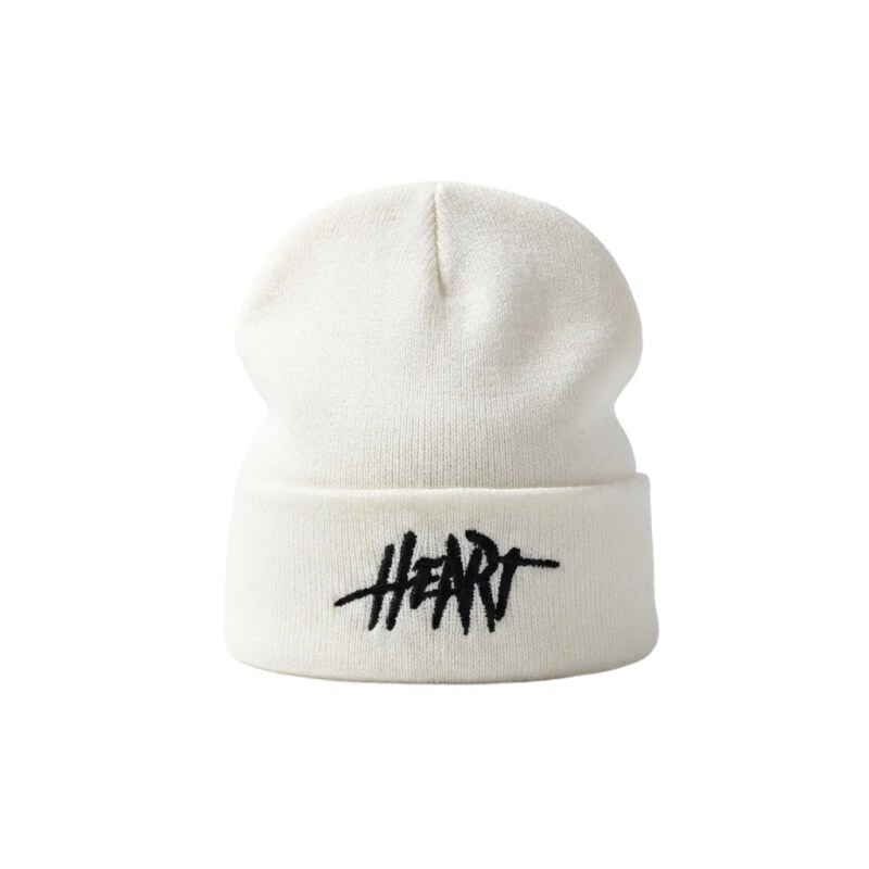 Heart Trend Brand Simple Style White Hat