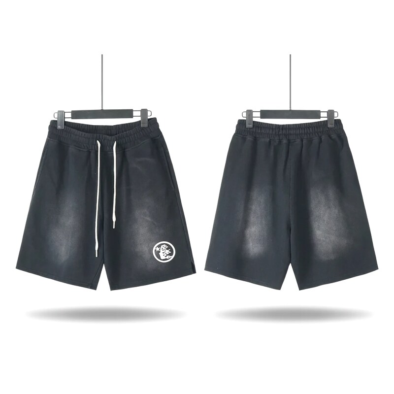 Hellstar dark style black shorts