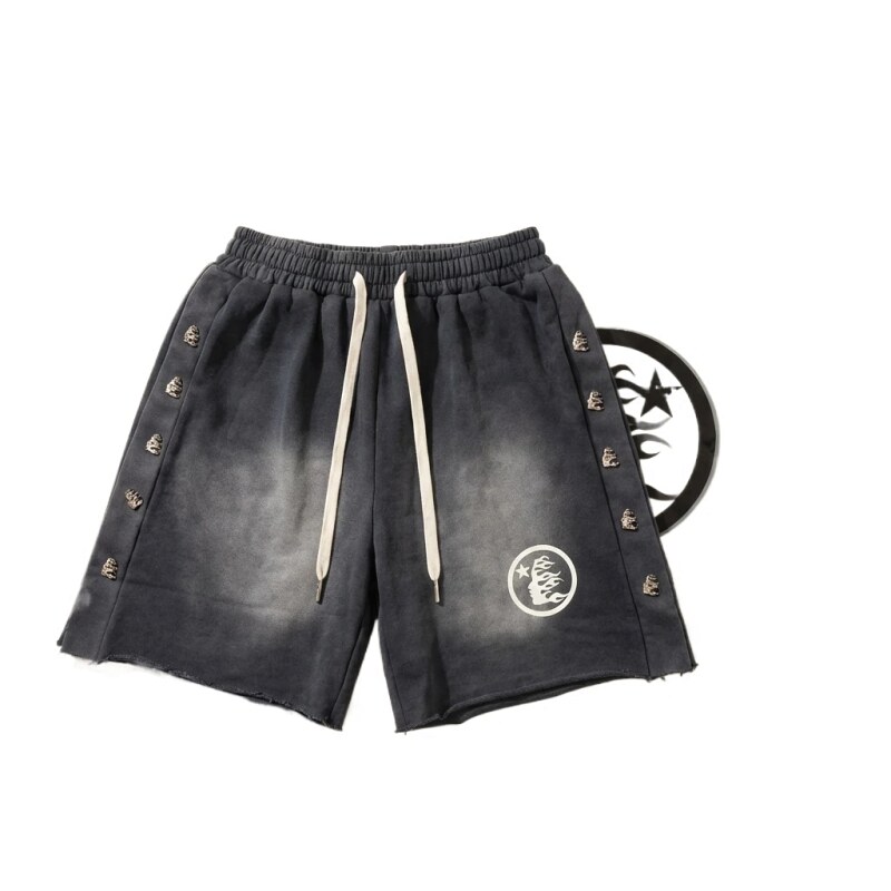 Hellstar Dark Style Gradient Shorts