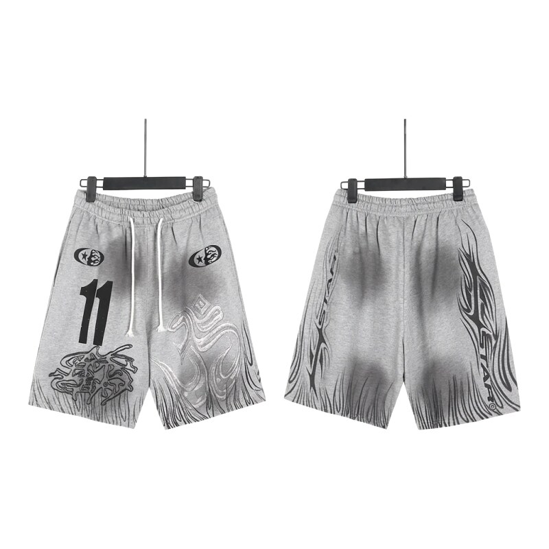 Hellstar dark style gray shorts