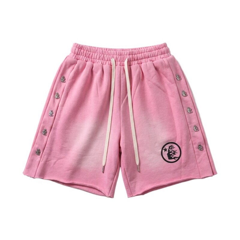 Hellstar dark style pink shorts