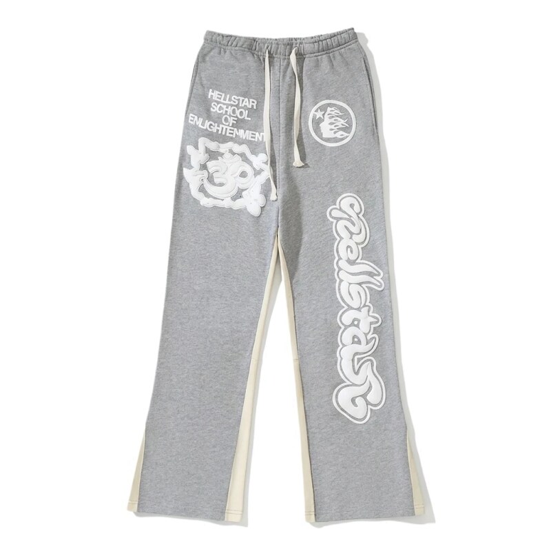 Hellstar Grey Trendy and Cool Style Long Pants