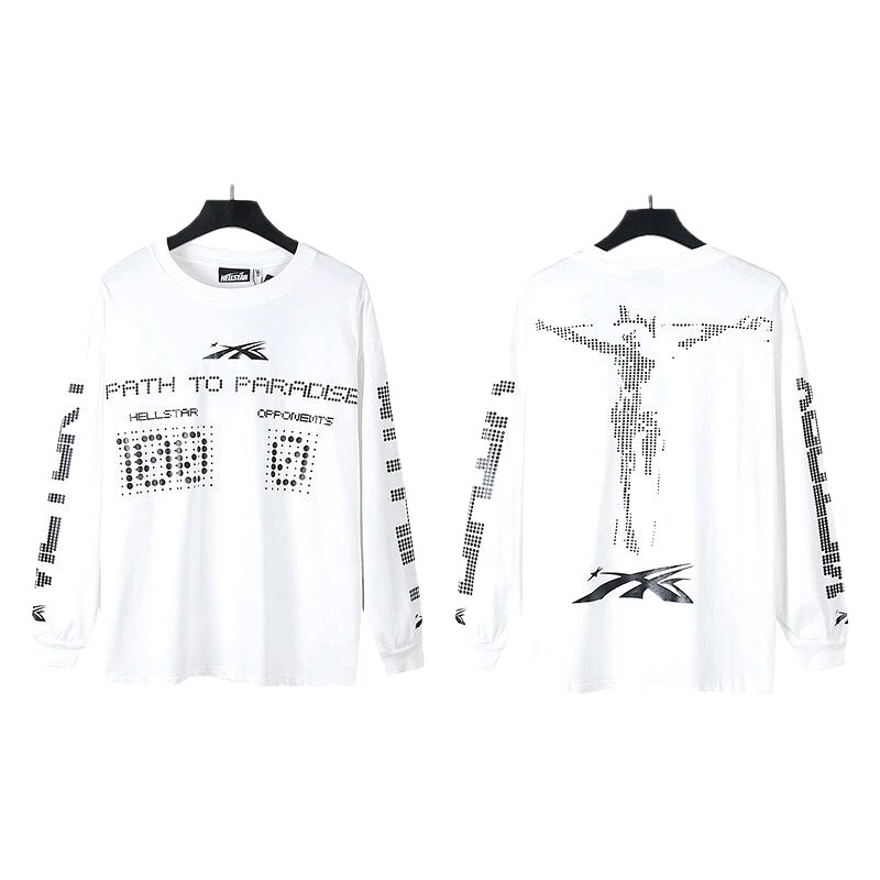 Hellstar religious style white T-shirt