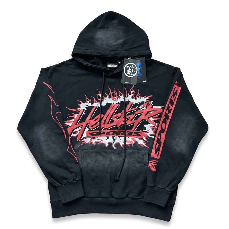Hellstar sporty black hoodie