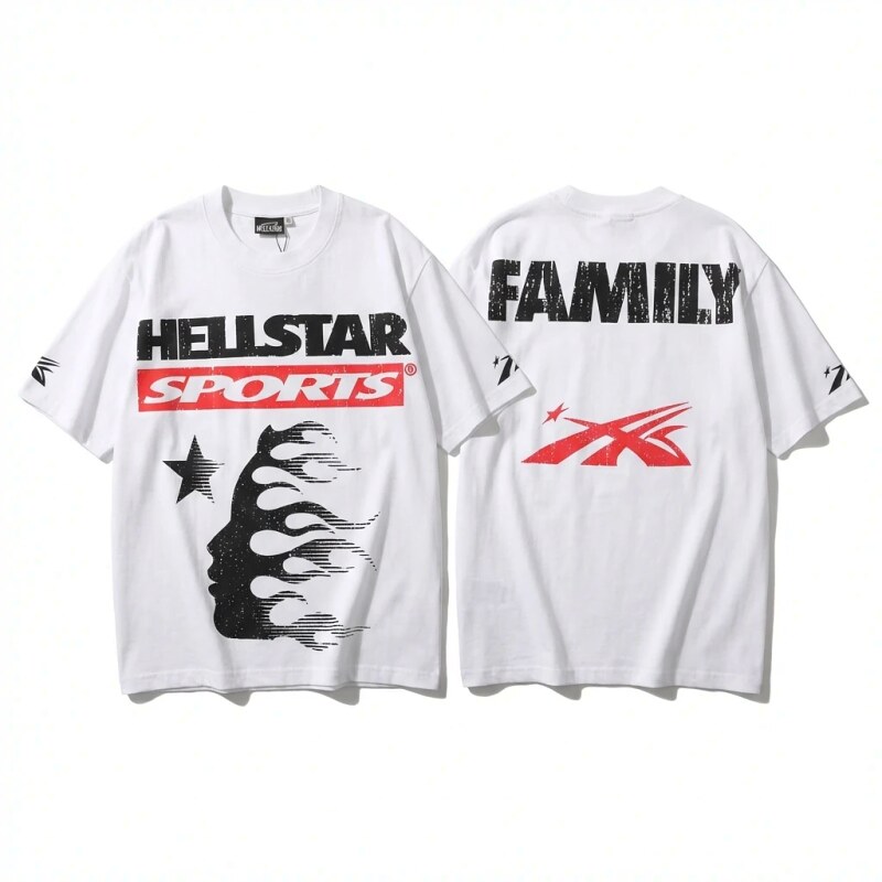 Hellstar Sporty Style White T-shirt