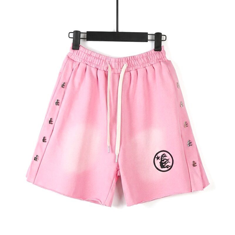 Hellstar trendy brand pink shorts