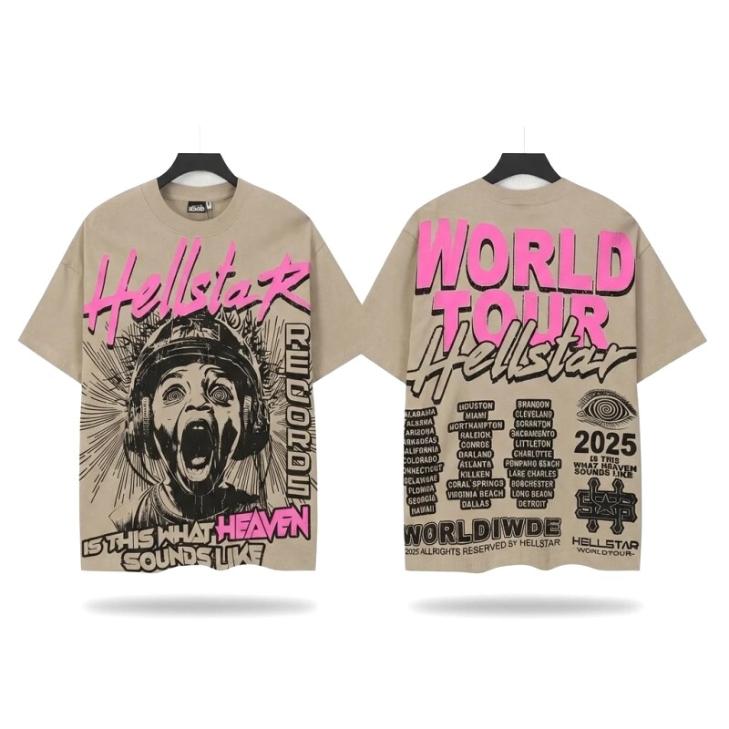 Hellstar World Tour Khaki T-shirt