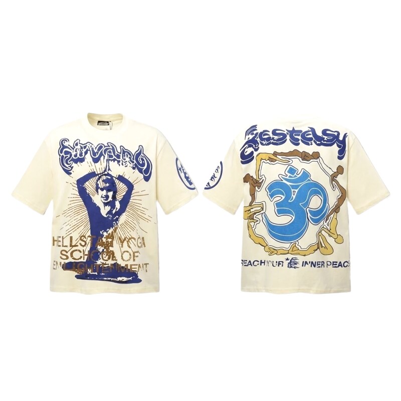 Hellstar Yoga Series Retro-Style T-Shirts