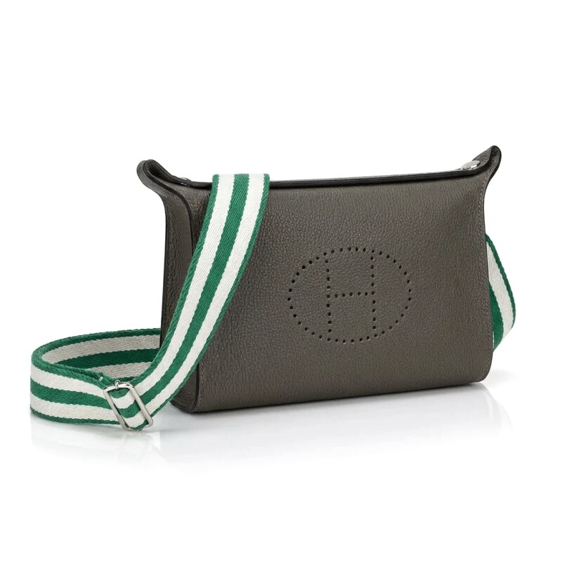 Hermes Constance retro-style grey bag