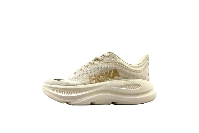 HOKA casual beige sports shoes