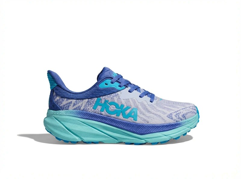 HOKA trendy brand blue-purple sports shoes