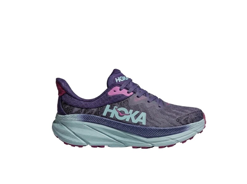 HOKA trendy brand purple sports shoes