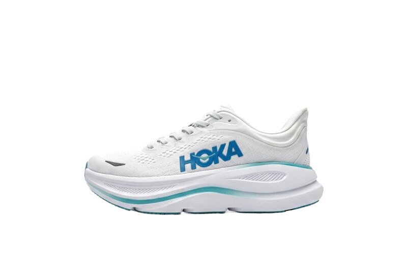 HOKA trendy brand white sports shoes