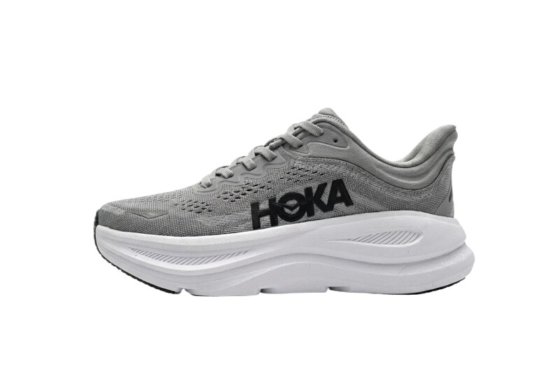 HOKA Trendy Cool Gray Sports Shoes