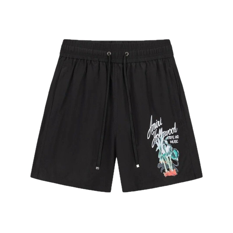 Hollywood-style black shorts from AMIRI