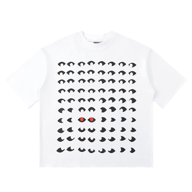 House of Errors Eye Print White T-shirt