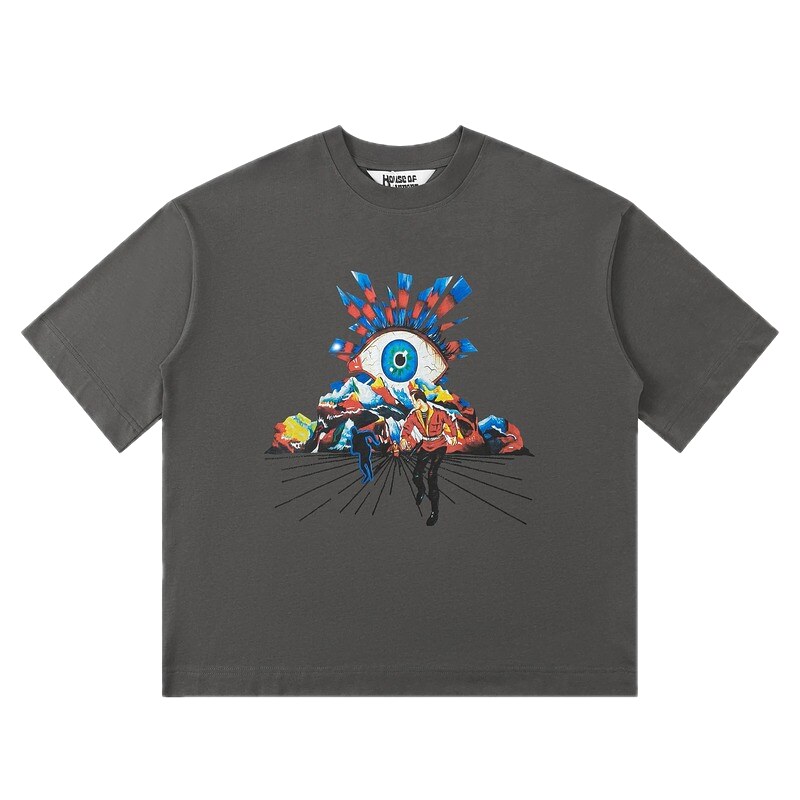 House of Errors Grotesque Style Gray T-shirt