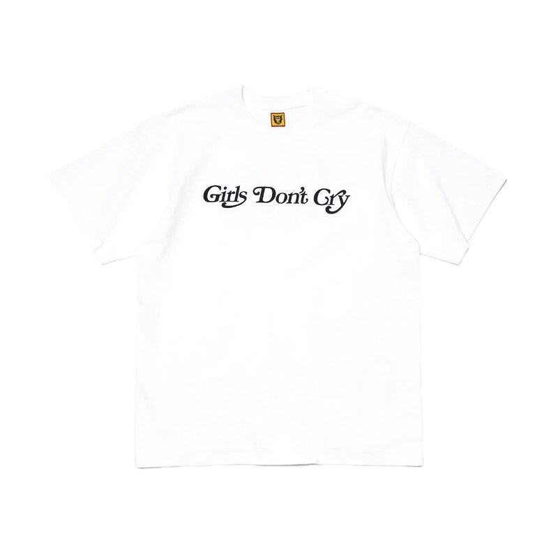 HUMAN MADE Co-branded Japanese Streetwear White Printed T-Shirt