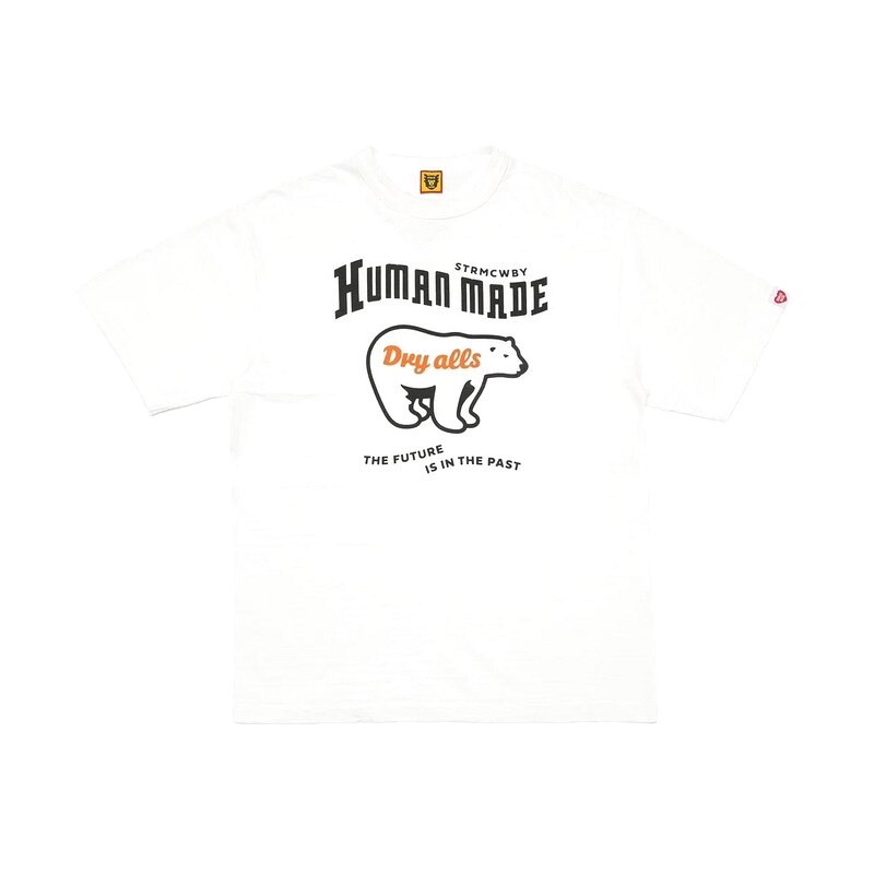HUMAN MADE Polar Bear Print Vintage White T-Shirt