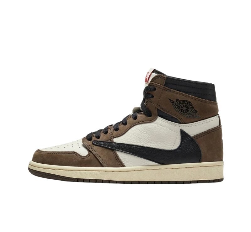 Jordan AJ1 High-top Retro Brown and White Shoes