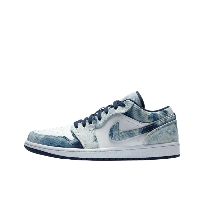 Jordan AJ1 Low-top Shoes in Denim Style