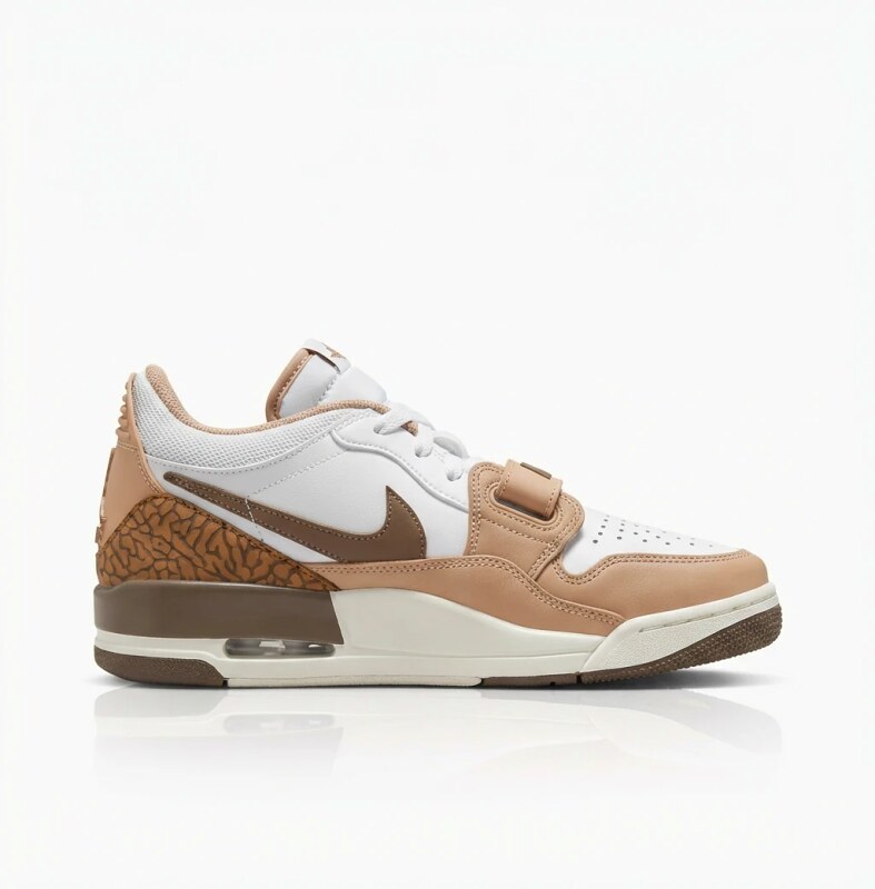 Jordan Retro Brown and White Sneakers