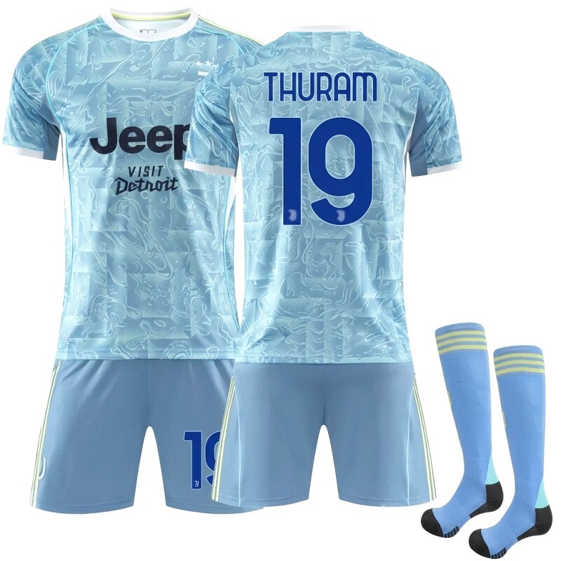 Juventus trendy brand light blue jersey