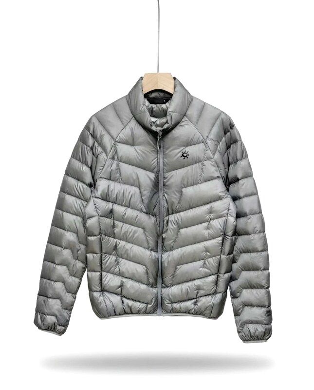 KAILAS Outdoor Style Silver Gray Down Jacket