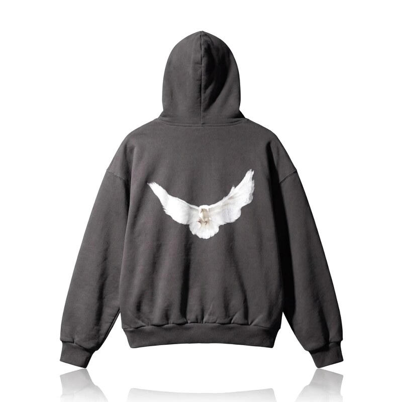 Kanye Grey Wings Hoodie