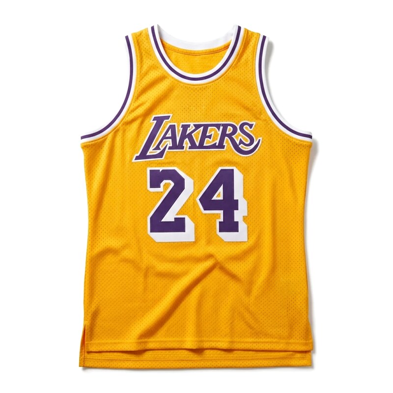 Kobe Lakers No. 24 yellow jersey