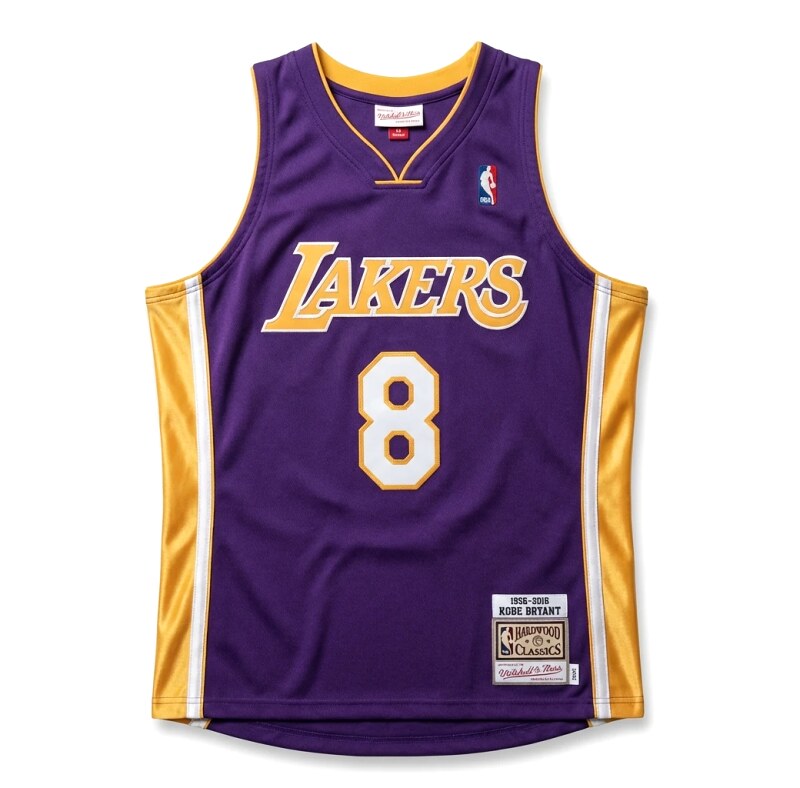 Kobe Lakers retro purple and gold jersey