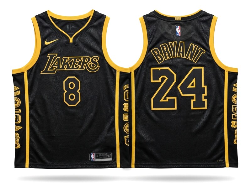 Kobe Lakers retro-style jerseys